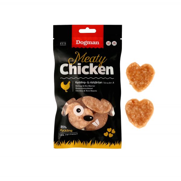 Dogman Kyckling & Rishjärtan 80 Gram