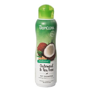 Tropiclean Schampo Medicated Oatmeal Tea Tree 355ml