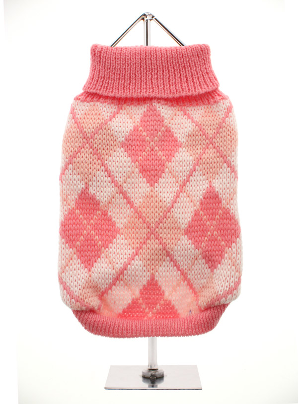 Urban Pup Stickad Tröja Pink Argyle