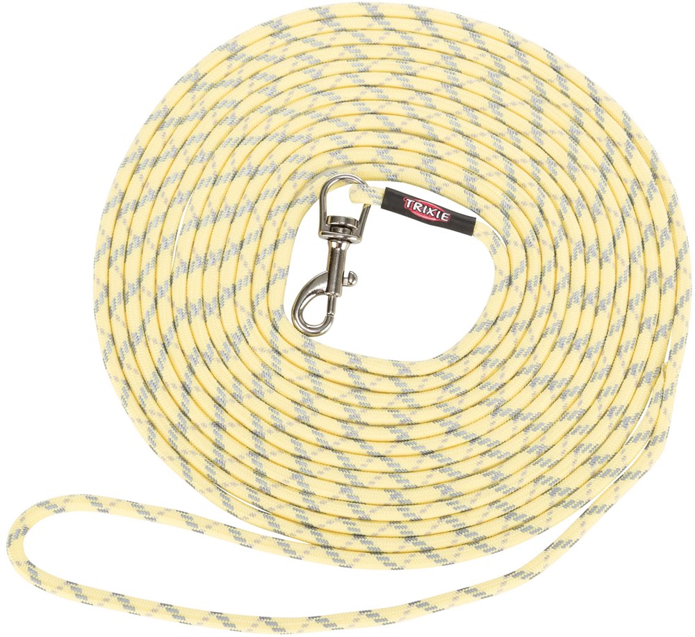 Trixie Junior Valp/Unghund Rund Spårlina XX-Small - X-Small Ø 4 mm x 4 Meter Gul