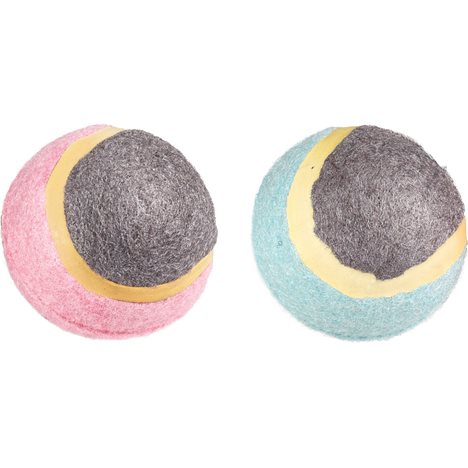 Hundleksak 2-Pack Tennisboll 6,5cm 