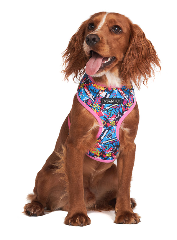 Urban Pup Pink Graffiti Sele Rosa - 2