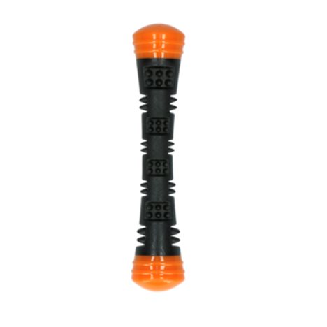 Hundleksak Dog Comets Meteor Gummistav Svart/Orange 22cm - 3