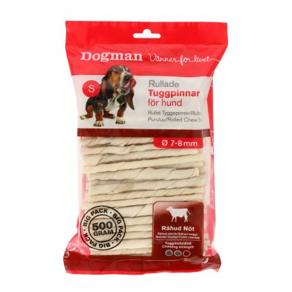 Dogman Rullade Tuggpinnar 100-Pack 
