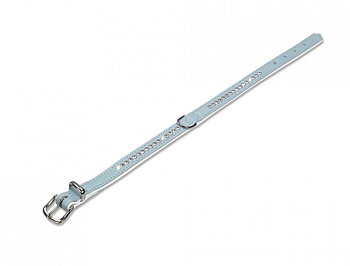 Nobby Halsband Crystal Single Ljusblå 32 cm