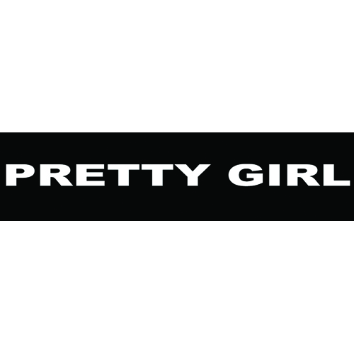 Julius-K9 Kardborremärke Pretty Girl Large 160x50mm