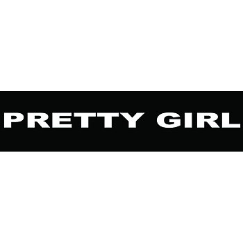 Julius-K9 Kardborremärke Pretty Girl Large 160x50mm