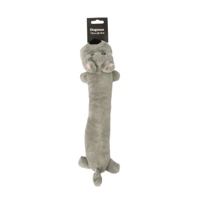 Dogman Plyschhund Karo Grå 32x8cm - 2