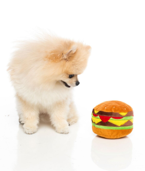FuzzYard Hundleksak Hamburgare - 4