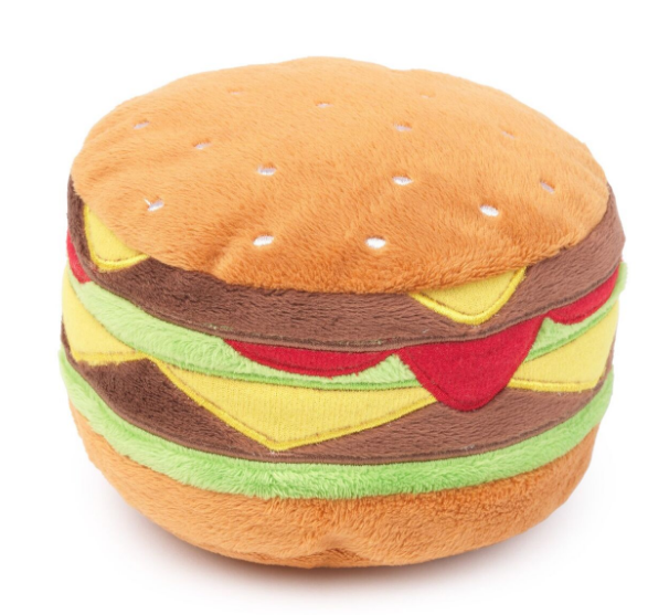 FuzzYard Hundleksak Hamburgare