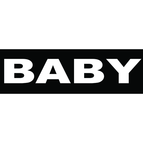 Julius-K9 Kardborremärke Baby Large 160x50 mm