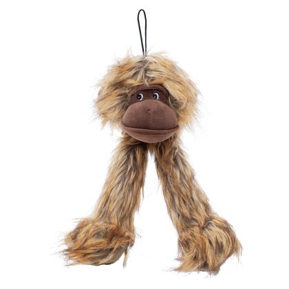 Dogman Plysch BigHead Apa 13x30cm Brun