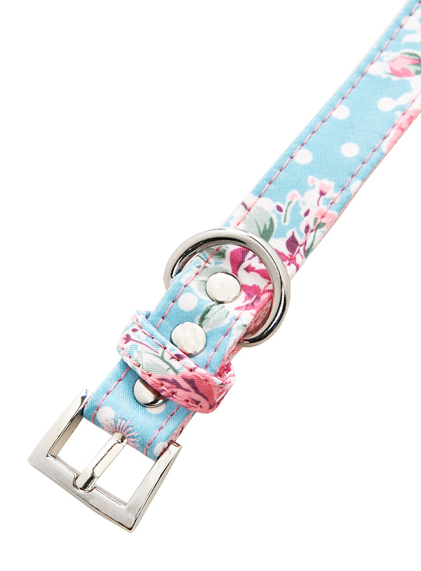 Urban Pup Vintage Rose Blommigt Halsband Medium - 2
