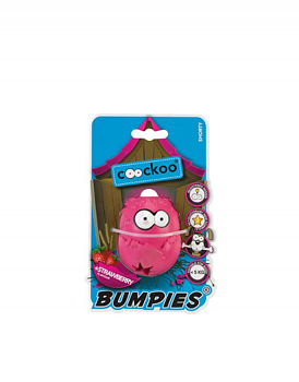 Hundleksak Coockoo Bumpies Small Jordgubbssmak 