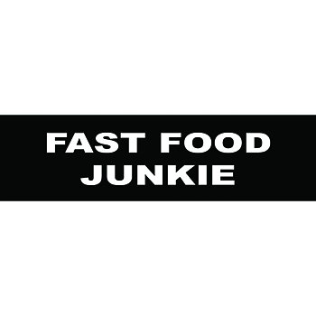 Julius-K9 Kardborremärke Fast Food Junkie