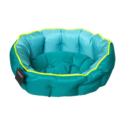 Dogman Bädd Buddy Oval Turkos Large 70x55x23cm