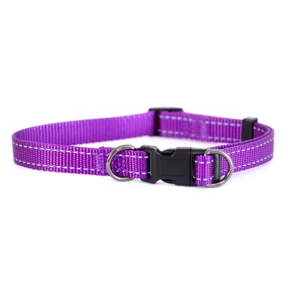 Dogman Justerbart Halsband Iris 10mm x 22-35cm Lila Small
