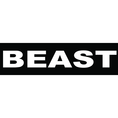 Julius-K9 Kardborremärke Beast Small 110x30 mm