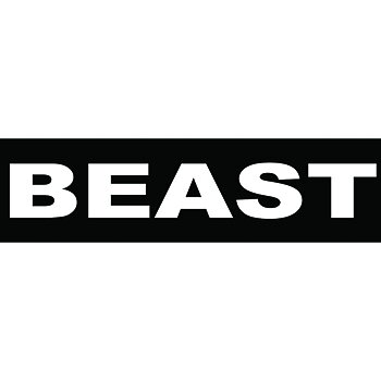 Julius-K9 Kardborremärke Beast Small 110x30 mm