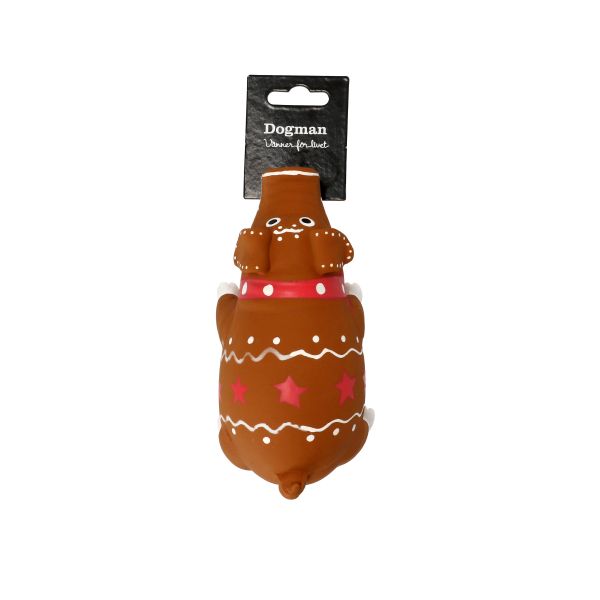 Dogman Julleksak Pepparkaksgris Brun - 3
