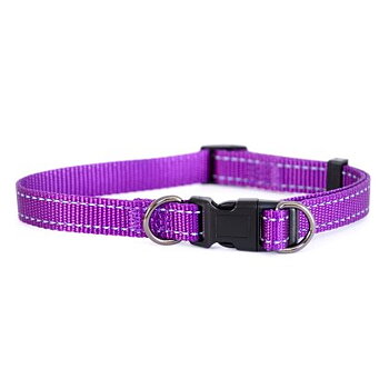 Dogman Justerbart Halsband Iris 15mm x 35-50cm Lila Medium