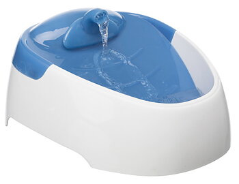 Trixie Duo Stream Vattenfontän Vit/Blå 1 Liter