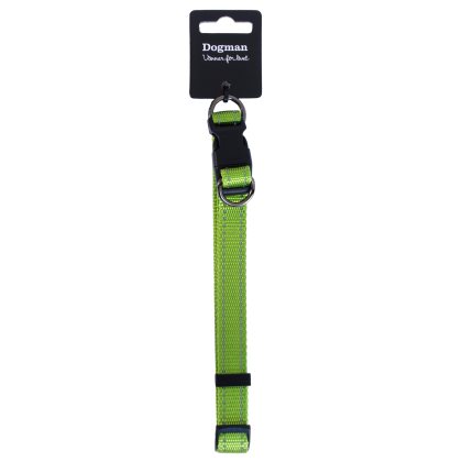 Dogman Justerbart Halsband Iris 10mm x 22-35cm Grön Small - 2