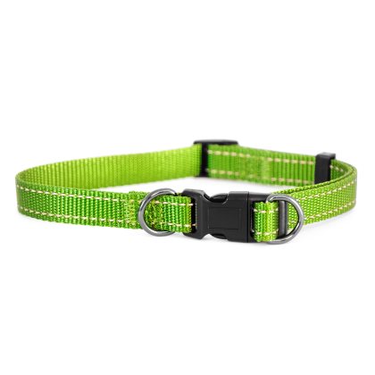 Dogman Justerbart Halsband Iris 15mm x 35-50cm Grön Medium