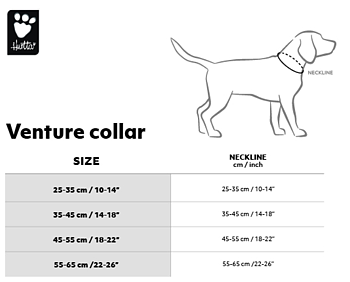 Hurtta Venture Hundhalsband 45-55cm Trout