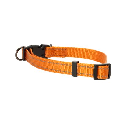 Dogman Justerbart Halsband Iris 10mm x 22-35cm Orange Small - 3