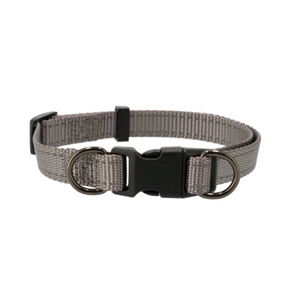 Dogman Justerbart Halsband Iris 10mm x 22-35cm Grå Small