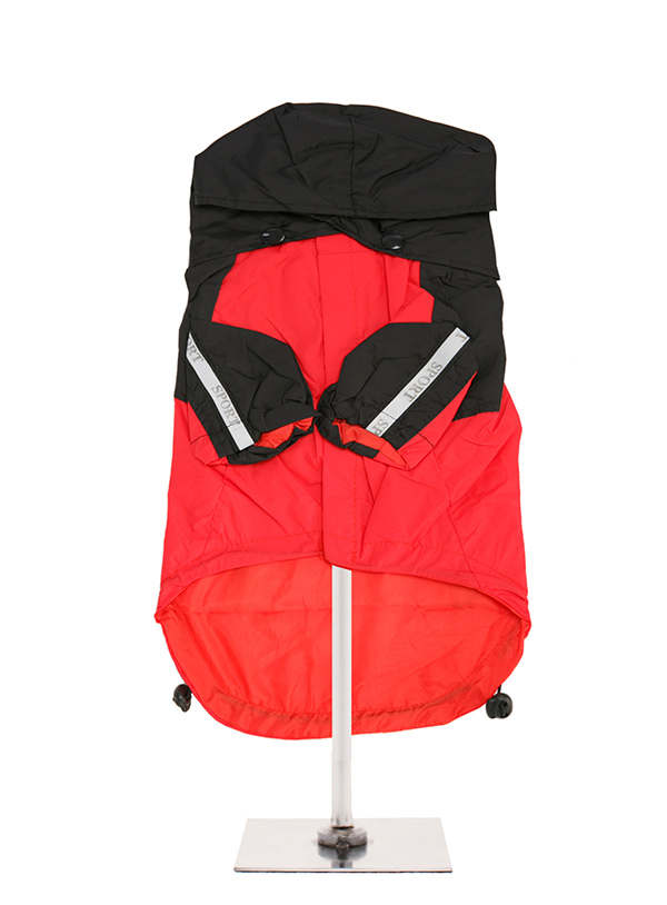 Urban Pup Trailfinder Windbreaker Jacka Svart/Röd - 3