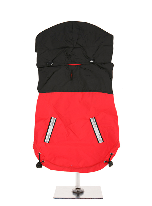 Urban Pup Trailfinder Windbreaker Jacka Svart/Röd
