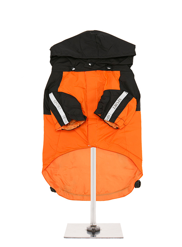 Urban Pup Trailfinder Windbreaker Jacka Svart/Orange - 3