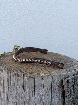 Jacson Pannband Kristall Brun Silver Full