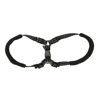 Dogman Iris Step-In-Sele Svart Medium 15mm x 35-50cm - 2