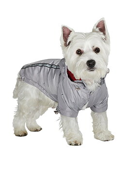 Urban Pup Silver Grå Rainstorm Regnjacka 