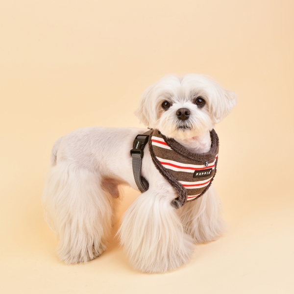 Puppia Rowdy Sele Grå/Röd/Vit - 4