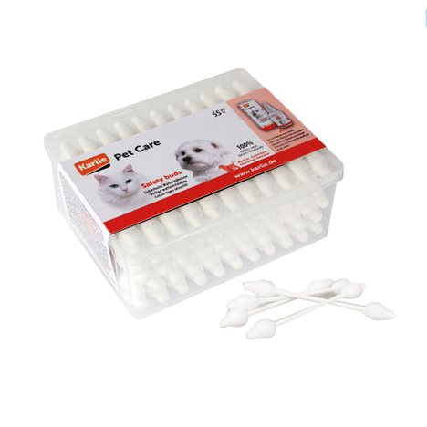 Flamingo Bomullspinnar 8cm 55-Pack 