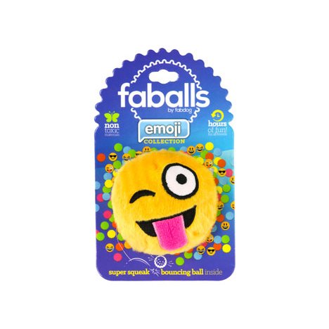 Hundleksak Emoji Blink/Lip Boll Medium - 2