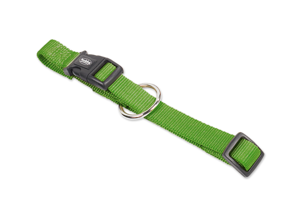 Nobby Nylonhalsband Classic Grön Large - X-Large