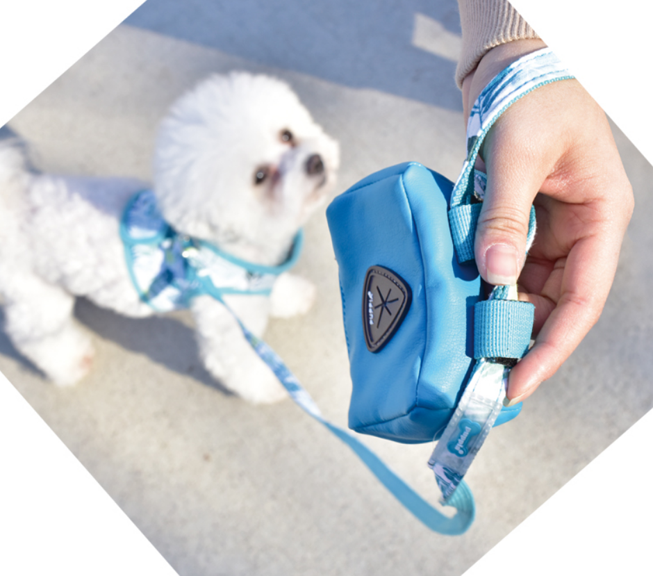 Puppia Bajspåse Hållare Aqua Inklusive 1 Rulle Med Bajspåsar - 5