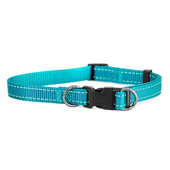 Dogman Justerbart Halsband Iris 20mm x 35-60cm Turkos Large