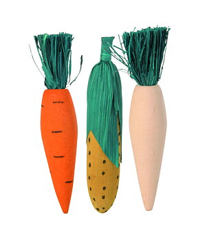Trixie Gnagarträ Med Halm 3- Pack