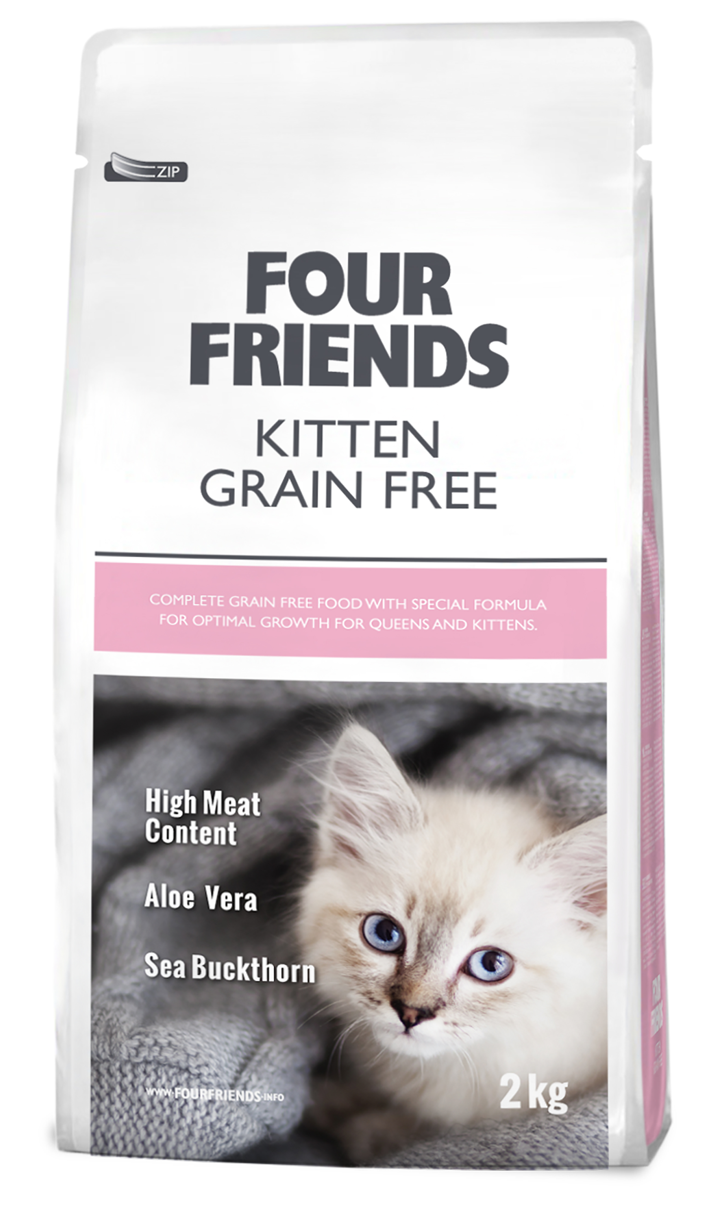 FourFriends Kattfoder Kitten Grain Free 2 Kg