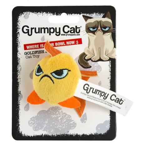 Kattleksak Grumpy Cat Guldfisk Boll Ø5cm