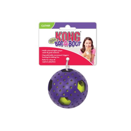 KONG Bat-A-Bout Flicker Disco Kattleksak  - 3