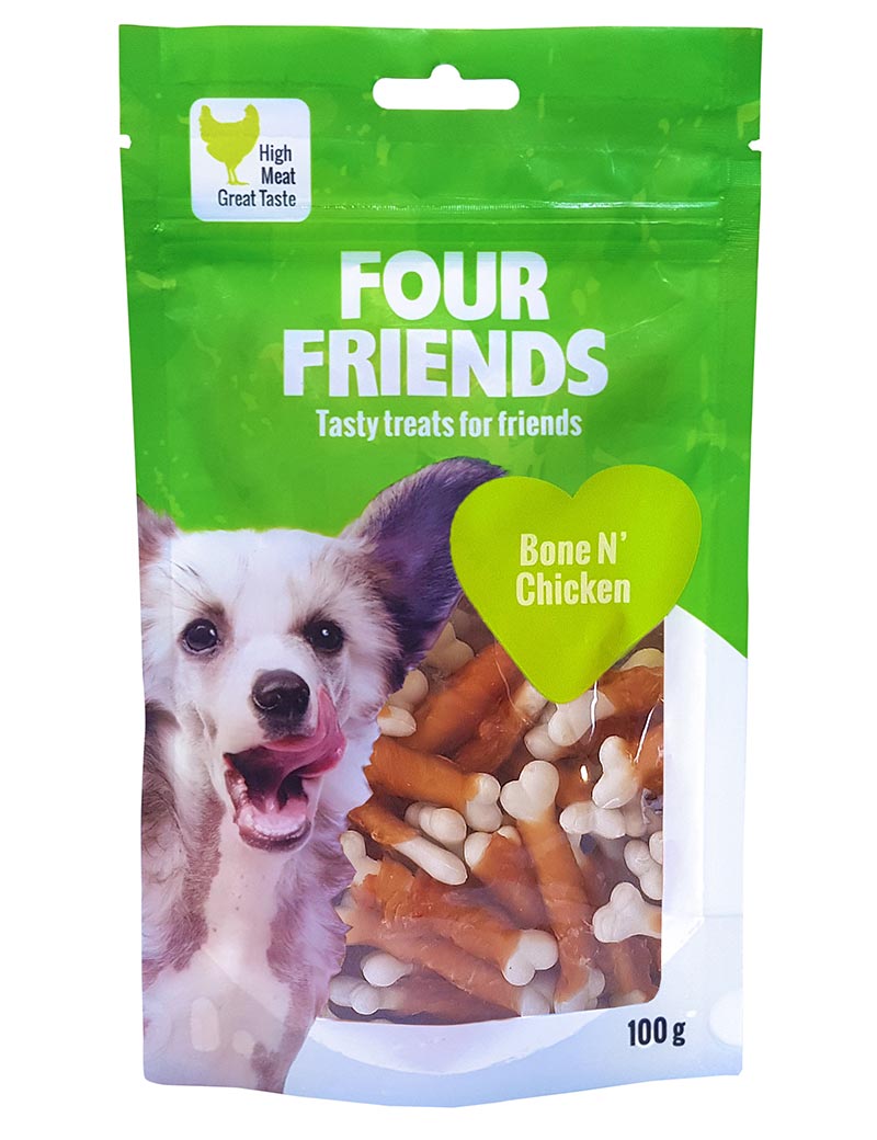 FourFriends Dog Bone N´Chicken 100 Gram 