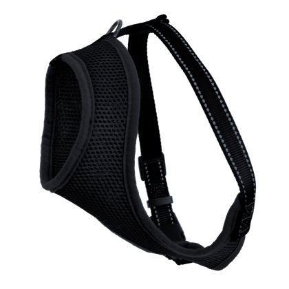 Dogman Meshsele Iris Svart Large Hals 37cm & Bröst 54-75cm