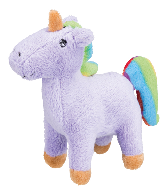 Trixie Kattleksak Plysch Enhörning Lila 11cm